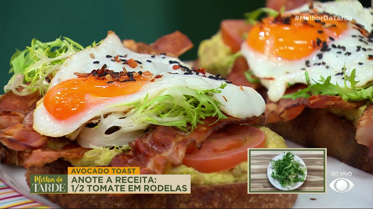 Avocado toast é ideia perfeita para um brunch | Melhor da Tarde