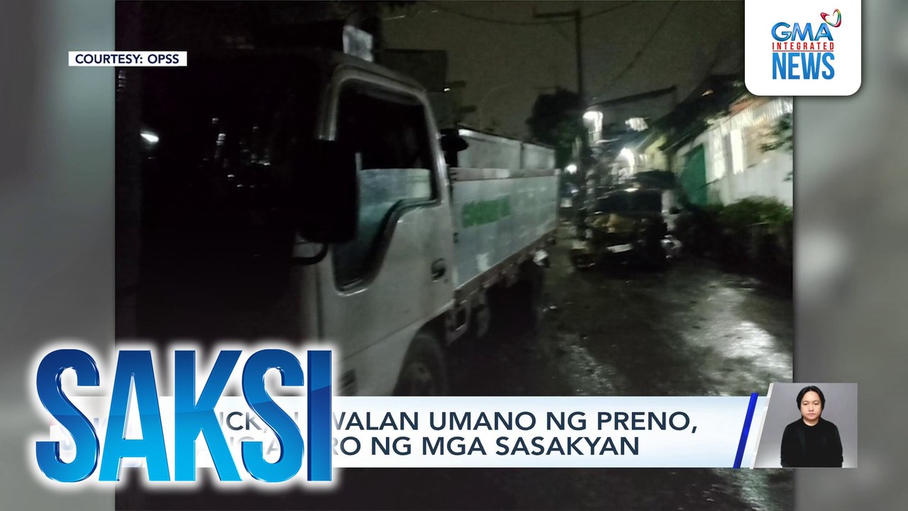 Saksi: (Part 1) Truck, nang-araro ng mga sasakyan; Freelance DJ, patay sa pamamaril sa gasolinahan; Batang nanlilimos habang may kutsilyo, sinagip