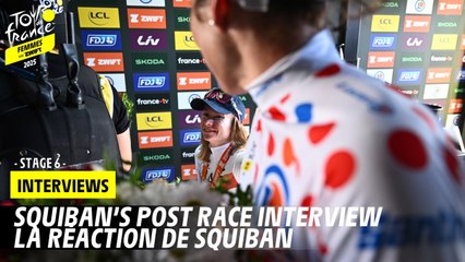 Post-race interview : Maeva Squiban - Stage 6 - Tour de France Femmes avec Zwift 2025