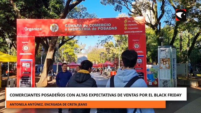 Comerciantes posadeños con altas expectativas de ventas por el Black Friday