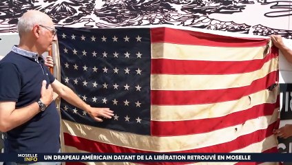 Un drapeau américain datant de la Libération retrouvé