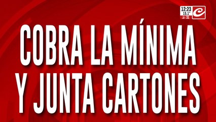 Alberto tiene 74 años y sale a tirar el carro: "Si no cartoneo no como"