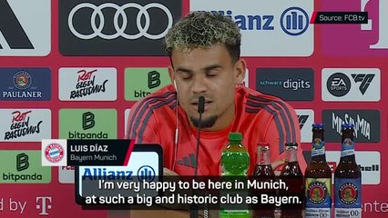 Luis Diaz 'so happy' to be at Bayern Munich