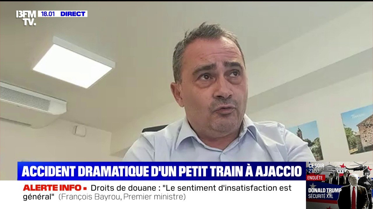 Accident de petit train à Ajaccio: le maire de la ville, Stéphane Sbraggia indique "qu'un petit garçon de cinq ans est hospitalisé"