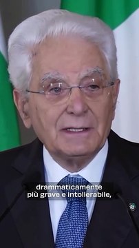 Mattarella: Situazione a Gaza sempre più drammatica, necessarie vere pause di cessate il fuoco