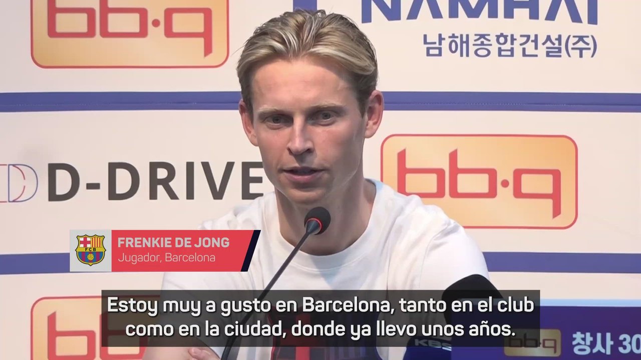 Frenkie De Jong sigue apoyando la capitanía de Ter Stegen para esta temporada