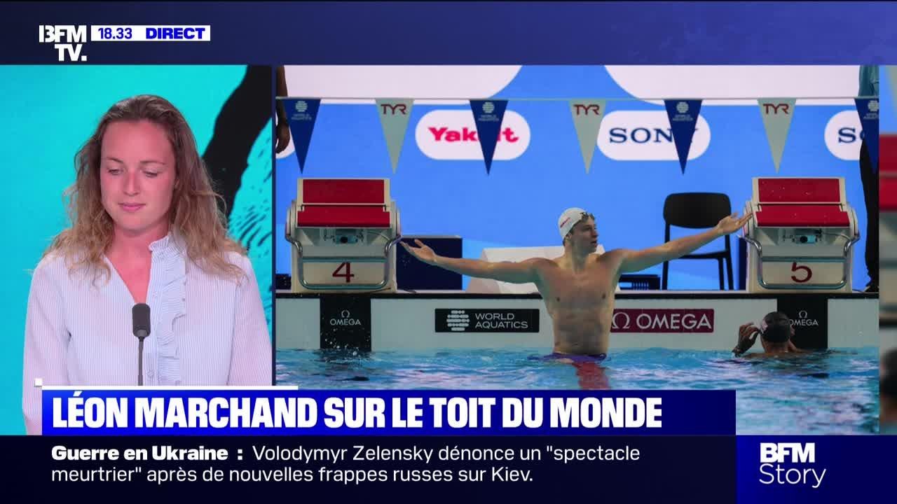 Story 5 : Natation, Léon Marchand sur le toit du monde - 31/07