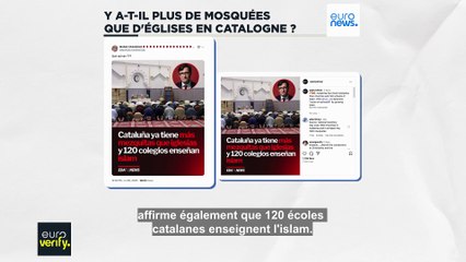 EuroVerify : y a-t-il vraiment plus de mosquées que d'églises en Catalogne ?
