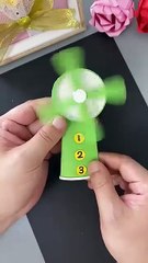 Summer Craft_ Table Fan Out of Cardboard at Home - DIY Crafts