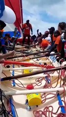 YOLES 5E ETAPE LE CRI DE GUERRE DES SUPPORTERS DE SARA AUTODISTRIBUTION 2