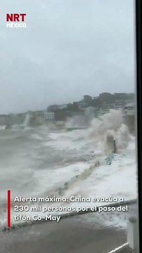 El tifón Co-May provocó la evacuación de más de 230 mil personas en la isla Dongji y zonas cercanas. Las autoridades refuerzan las medidas ante los fuertes vientos y lluvias torrenciales.