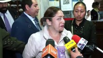 “Se hará justicia, luchó contra la injusticia”, dijo Ruth Nina al salir de su audiencia