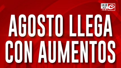 Tarifas subieron más del 600% en un año y medio: agua, gas, transporte, alquileres y prepagas