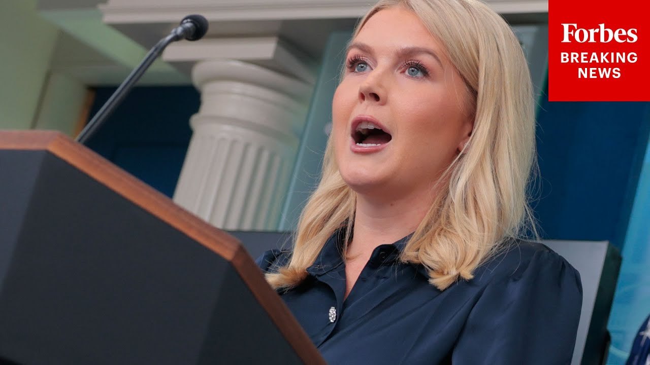 Karoline Leavitt Holds White House Press Briefing As Tariff Deadline Approaches Aug 1