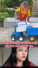 Baby Monkey Driving & Eating Orange 🍊