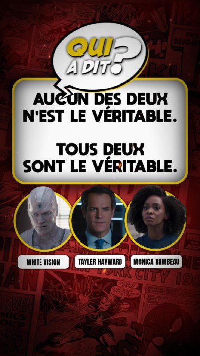 DEVINE QUI A DIT... "Aucun des deux n'est le véritable, tous deux sont le véritable"