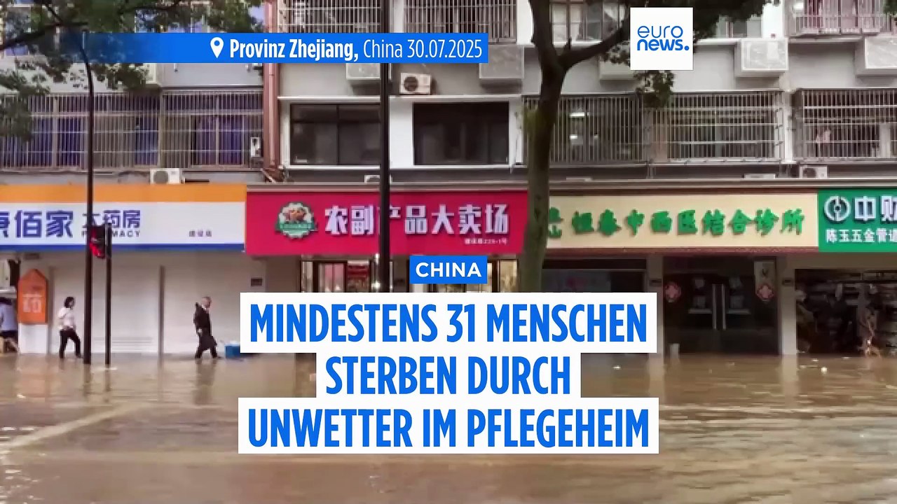 Peking: 31 Tote im Pflegeheim durch Überschwemmung
