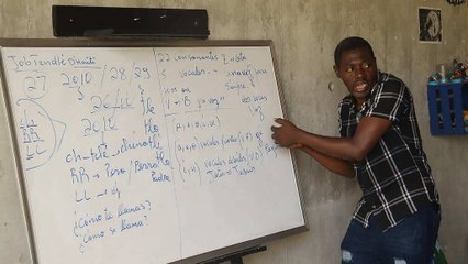 Haitianos toman clases de español