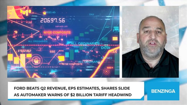 Ford Beats Q2 Revenue, EPS Estimates, Shares Slide As Automaker Warns Of $2 Billion Tariff Headwind