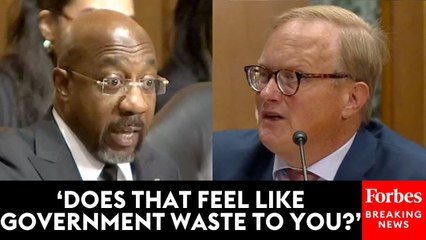 Raphael Warnock Grills HHS Nominee Over Government Spending: 'I Gave You A Softball Question'