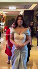 hina khan pops out for the launch of a telly show