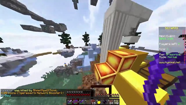 BOK KOKUSU! - Minecraft Sky Wars! - Minecraft Gökyüzü Savaşları! - Ahmet Aga (Trend Videos)