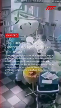 🇷🇺 HÉROÏSME| Des médecins russes opèrent malgré le chaos sismique Suite au séisme dévastateur de magnitude 8,8 qui a frappé au large du Kamtchatka, plusieurs médecins russes ont continué à opérer dans des hôpitaux touchés, au péril de leur vie