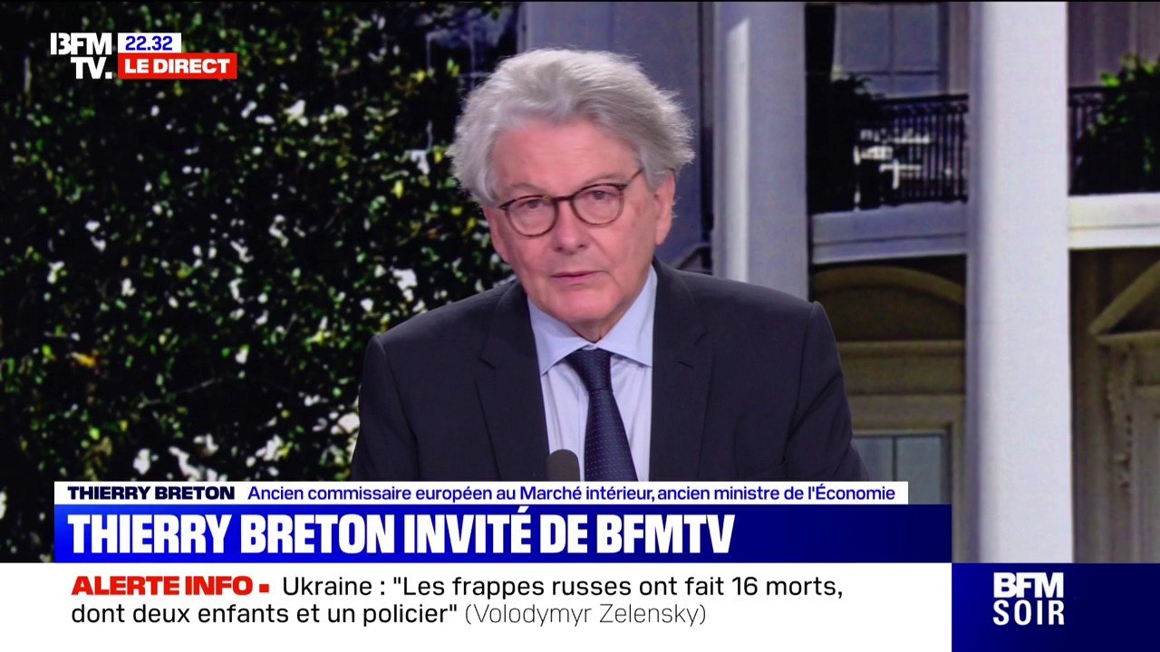 Droits de douane: Thierry Breton, ancien commissaire européen, estime que Donald Trump a "réussi son affaire"
