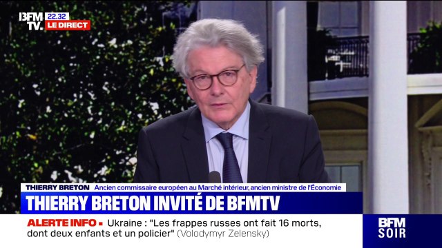 Droits de douane: Thierry Breton, ancien commissaire européen, estime que Donald Trump a réussi son affaire