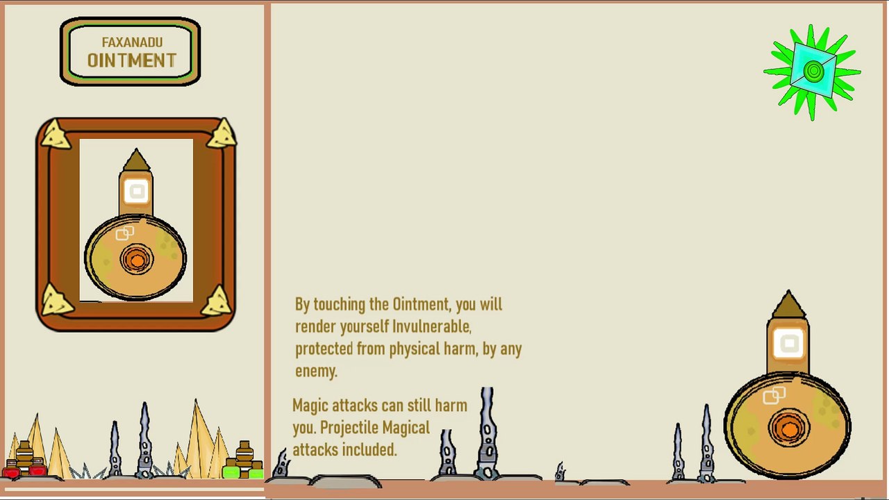 Faxanadu Item Guide - Ointment - Consumables