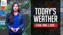 Today's Weather, 5 A.M. | Aug. 1, 2025