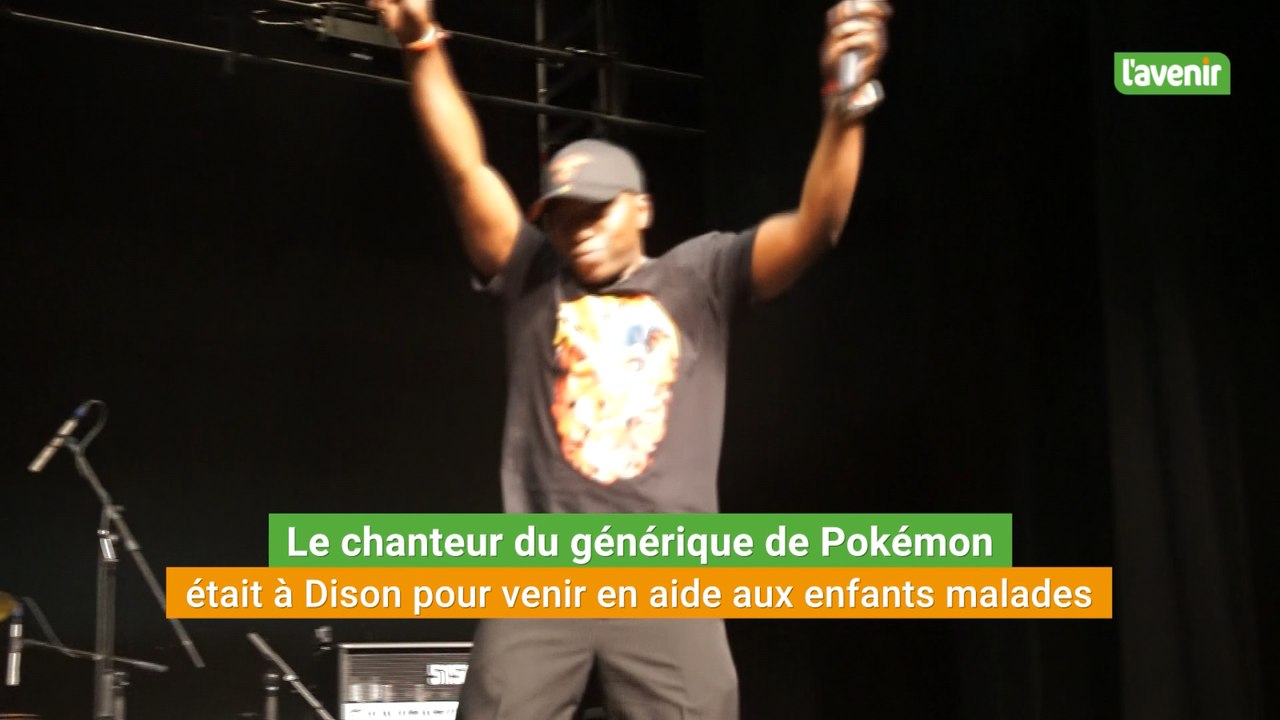 Le chanteur du générique de Pokémon était en concert à Dison pour soutenir les enfants gravement malades