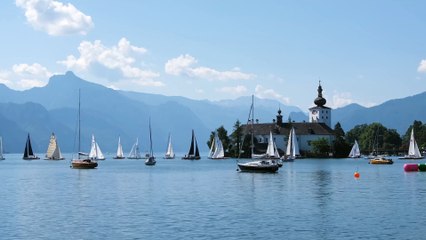 Lake Traunsee in Austria, The Iconic Schloss Ort