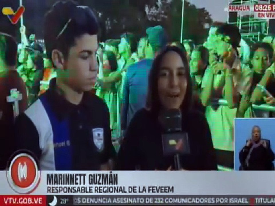 Bachilleres de Aragua asisten a la Ruta Live Bachiller 2025 para celebrar su graduación