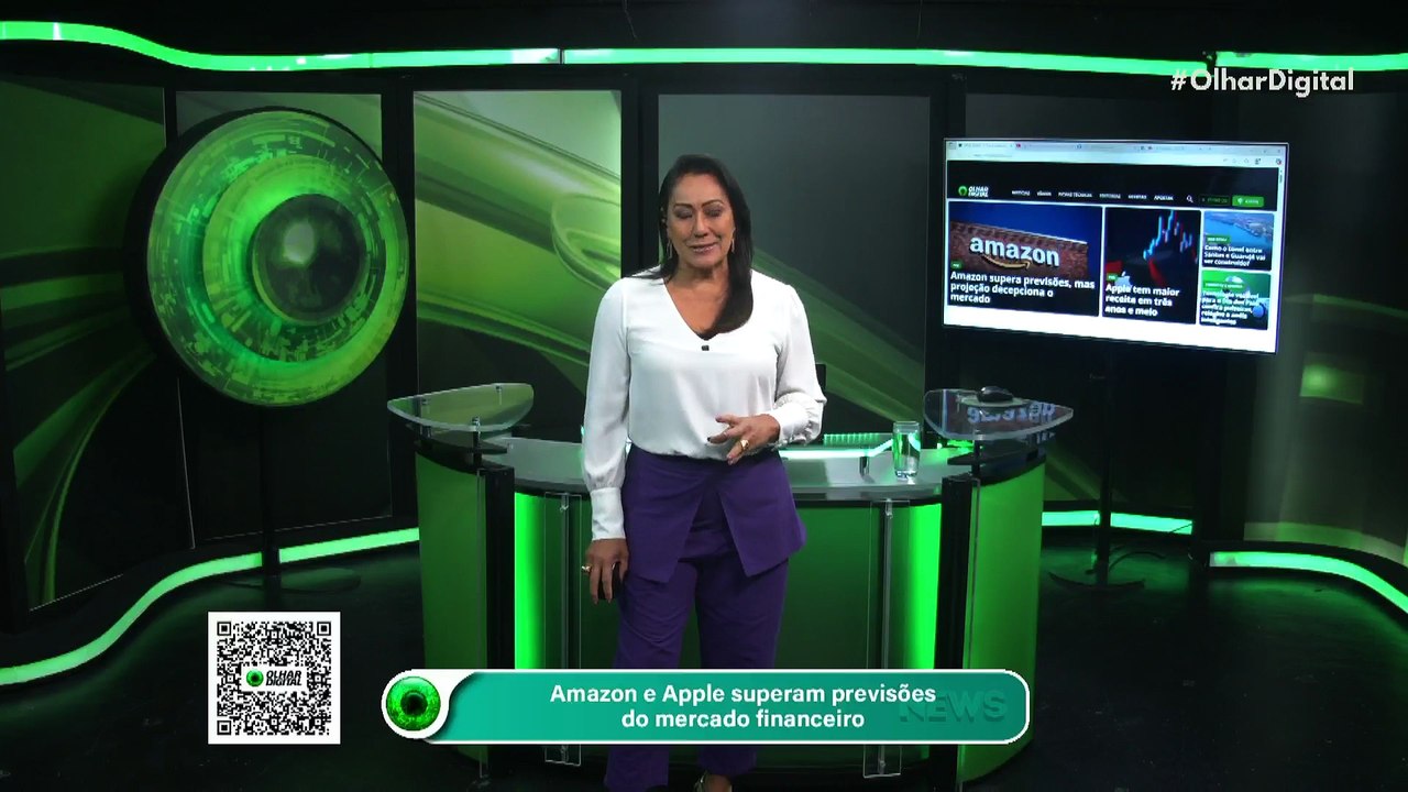 Amazon e Apple superam previsões do mercado financeiro