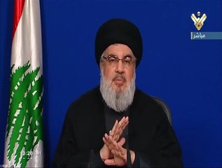 20191025 كلمة السيد حسن نصر الله حول التطورات الأخيرة