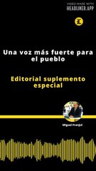 Editorial suplemento especial | Una voz más fuerte para el pueblo