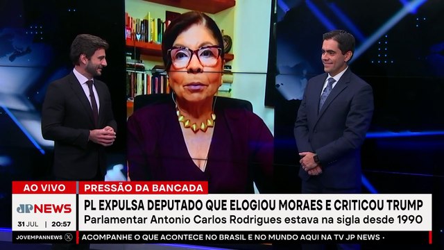PL expulsa Antonio Carlos Rodrigues por elogios a Moraes e críticas a Trump