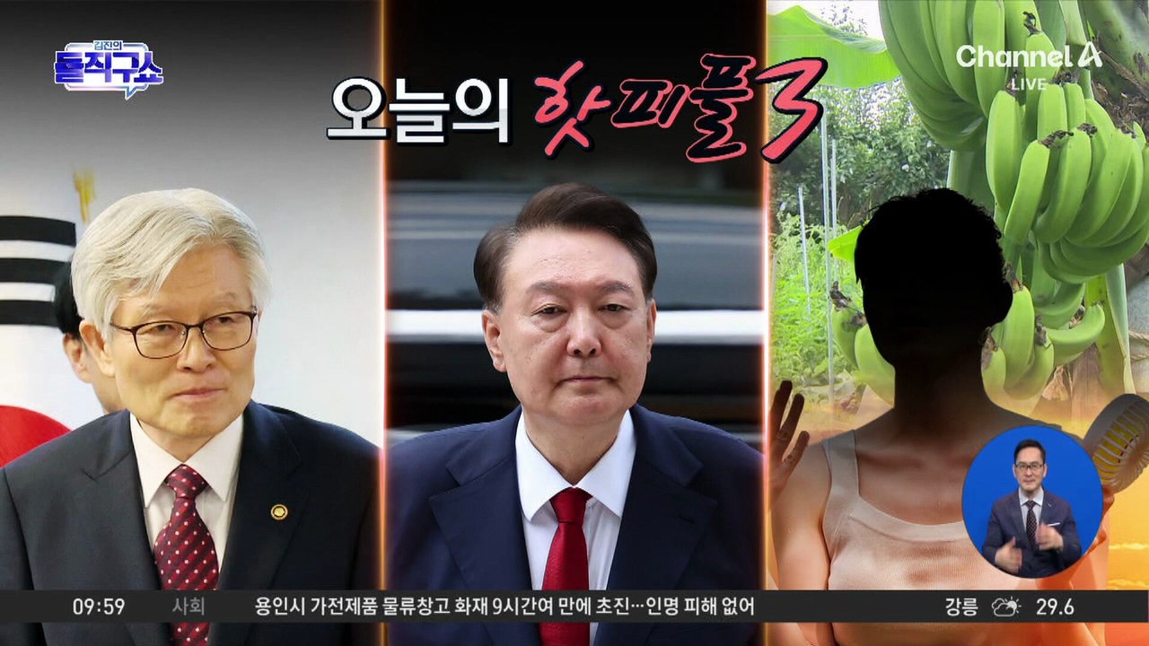 [핫피플]바나나 ‘주렁주렁’…역대급 폭염에 낯선 풍경
