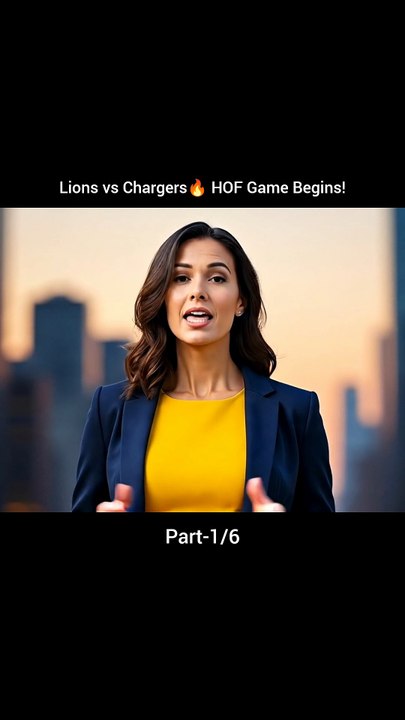 Lions vs Chargers🔥 HOF Game Begins!