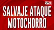 Salvaje ataque motochorro en Ezeiza