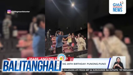 Back-to-back block screenings ng "P77," regalo para sa 28th birthday ni Barbie Forteza | Balitanghali