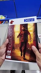 Unboxing & Review of VIRAL Pushpa 2 Allu Arjun Theme DOMS Notebook | 172 Pages @ ₹65
