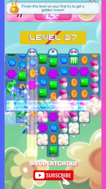 Candy Crush Level 27 - Sweet Moves and Sugar Rush! 🍬✨ #dailymotion #shorts
