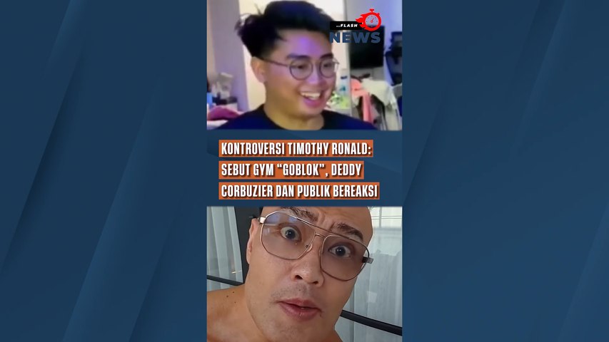 Kontroversi Timothy Ronald Sebut Gym Goblok, Deddy Corbuzier dan Publik Bereaksi