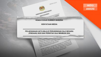 Gaji minimum RM1,700 dikuat kuasa hari ini
