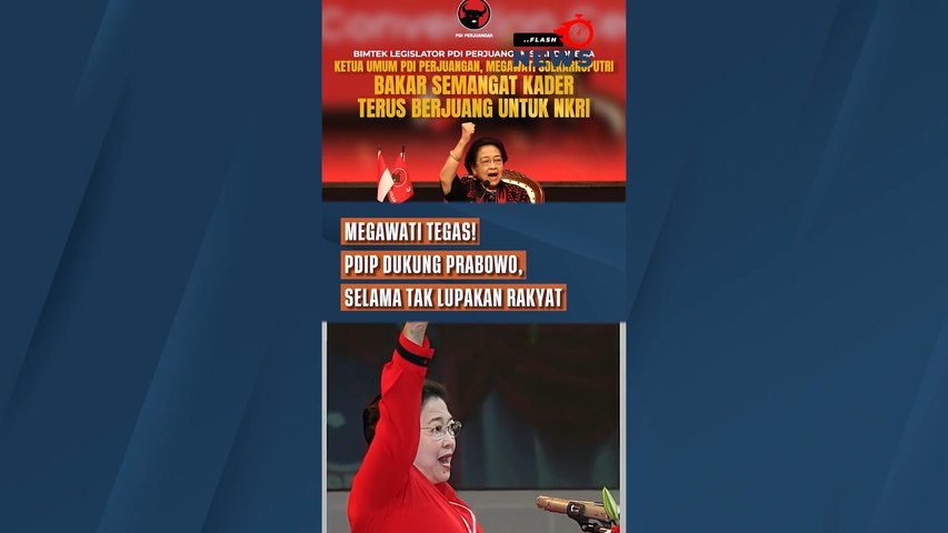 Megawati Tegas! PDIP Dukung Prabowo, Selama Tak Lupakan Rakyat