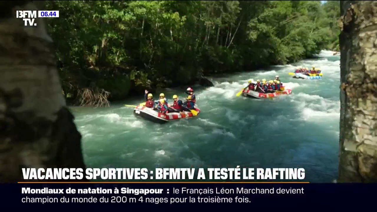 Adrénaline, paysages et rapides...  BFMTV teste pour vous le rafting