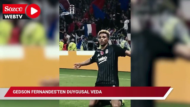 Gedson Fernandes'ten duygusal veda