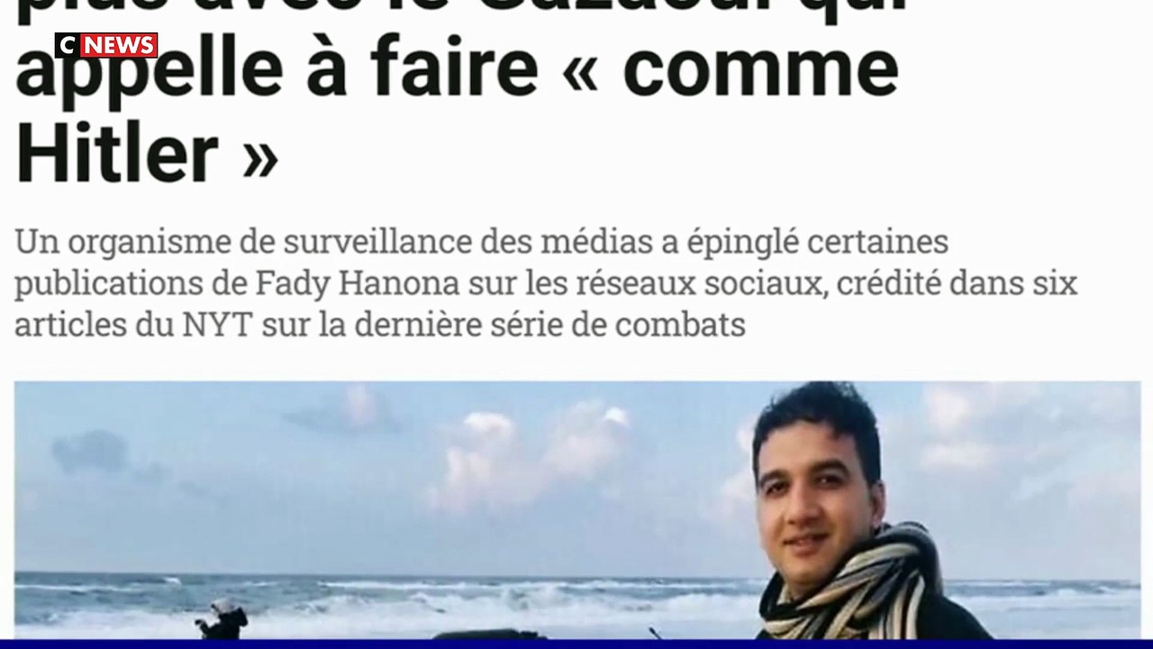 Ecarté du New York Times pour avoir appelé à "brûler et tuer les juifs comme Hitler", le journaliste gazaoui Fady Hossam désormais réfugié en France est collaborateur de la chaîne publique... France 24